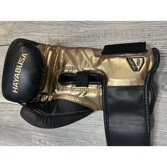 Hayabusa Gold and Black Boxing Gloves - Picture 8 of 8